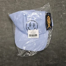 J Balvin Hat Cap Strap Back Blue Smiley Face Graphic Embroidered Mens NSS X CAPS