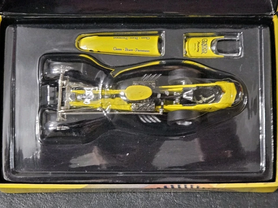 GMP 1:43 1962 Yellow Greer Black & Prudhomme Dragster In Diecast.  #14404 NEW! - Image 2 of 4