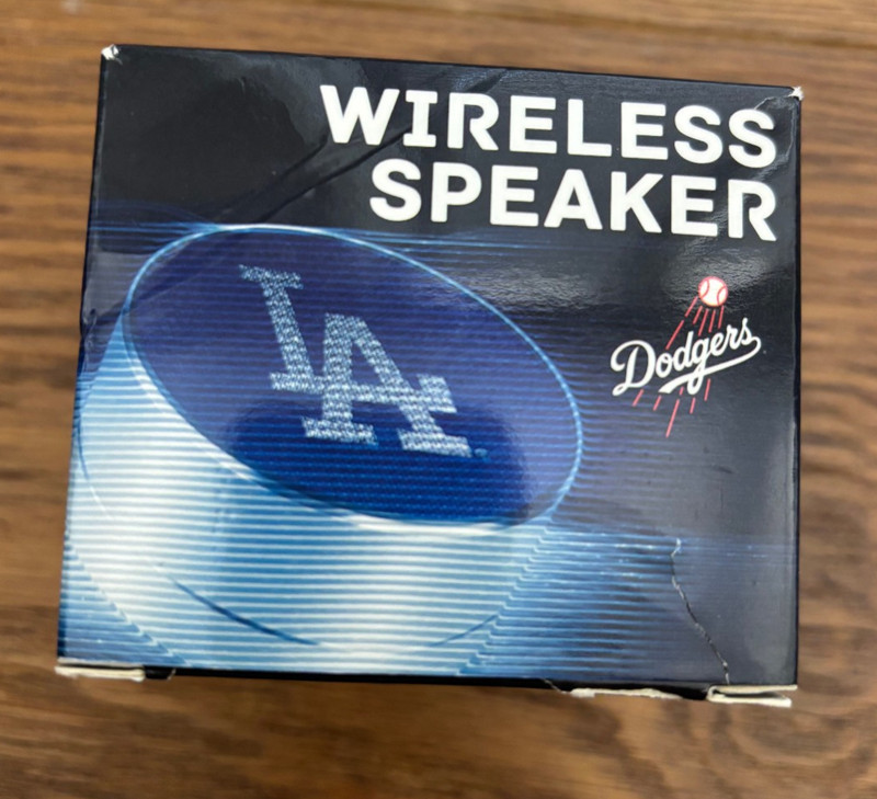 LA Dodgers Baseball Wireless Bluetooth Nitto Speaker New in Original Box
