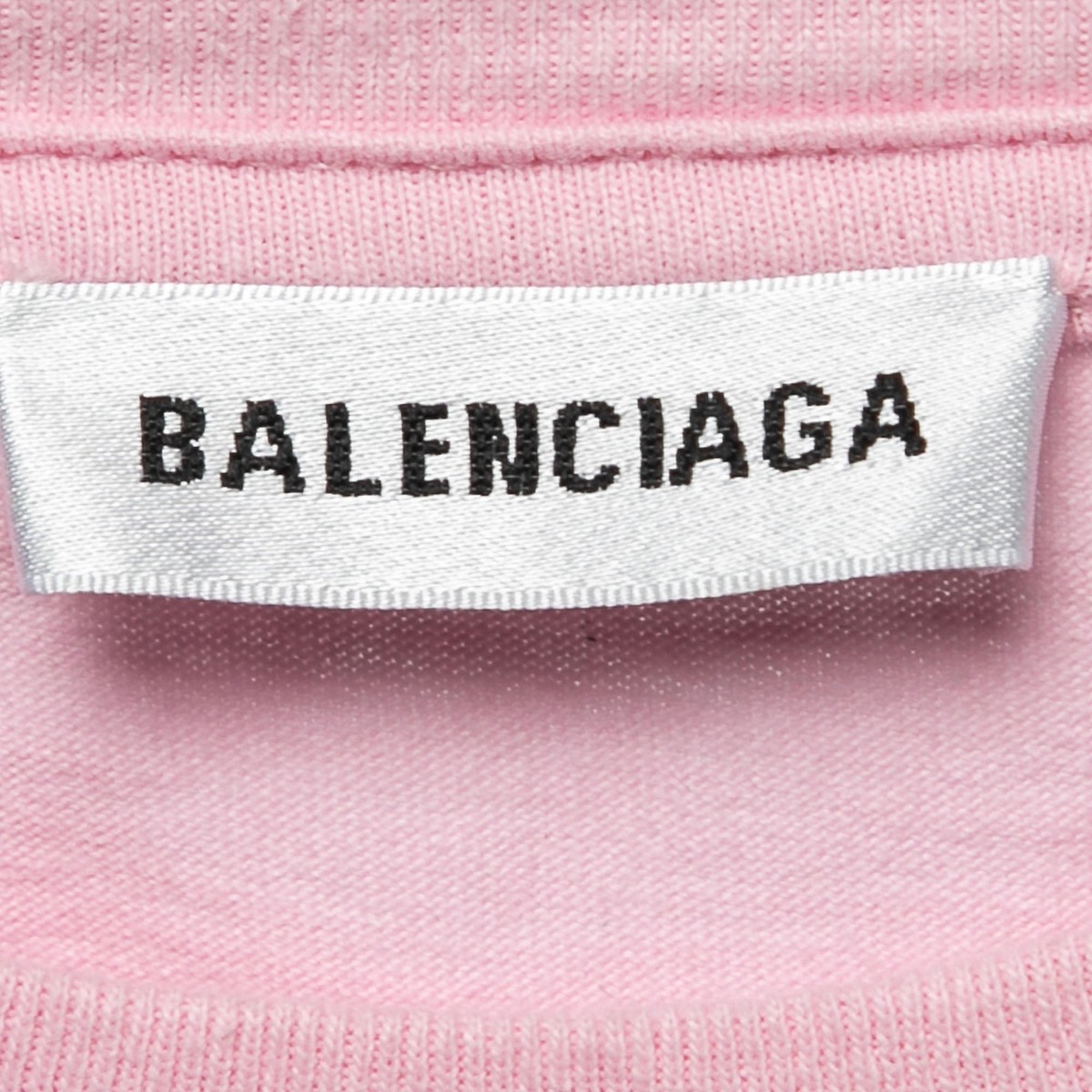 【BALENCIAGA】PINK COTTON T-SHIRT（関税込み） Balenciaga Cotton T-Shirt (すべての新品) IFCHIC.COM