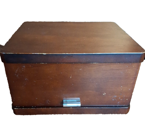 Mini barra in legno portatile 10" x 11" x 6,5" Brookstone vintage - Foto 11 di 17