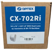 Optex CX-702Ri 70X70/150X8 Wireless Dual Lens and BA-70 backbox