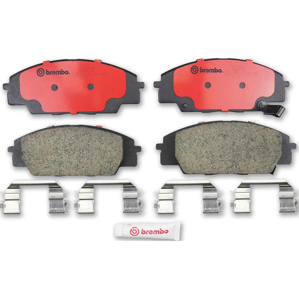 Kit de pastillas de freno rotores de freno delanteros OE Brembo Prime para Acura RSX 2002-2006 Foto 2 de 4