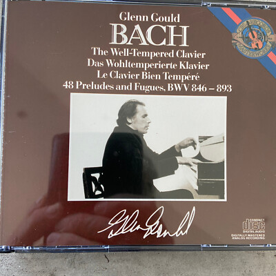 BACH: The Well-Tempered Clavier - Gould (AU 3-CD-Box CBS M3K 42266 /neu)