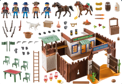 Playmobil 70944 Western City Fort – Wild West Rocks Fortress – New