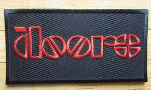 Details Zu Aufnaher Aufbugler Patch The Doors Logo Rot Rar
