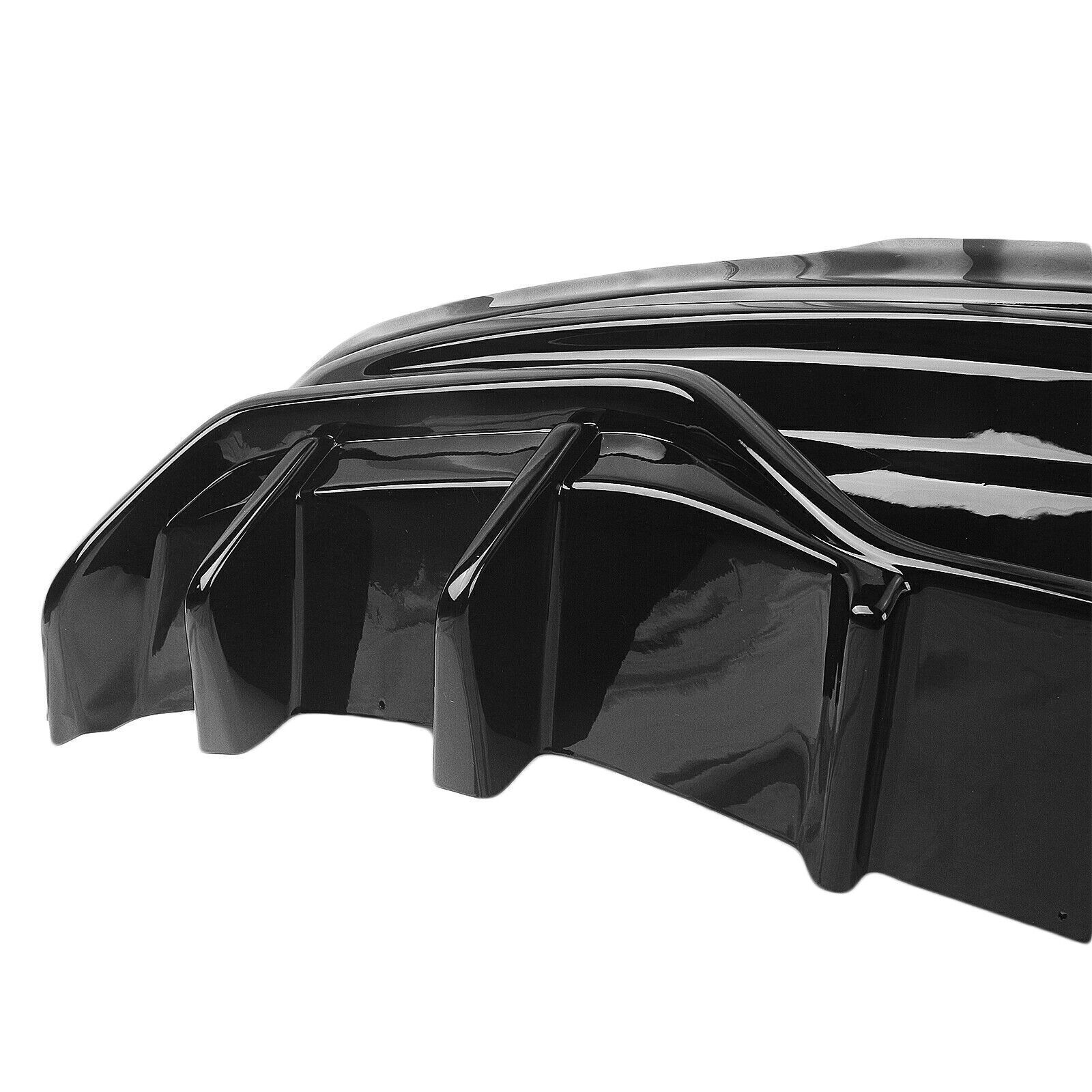 Car Rear Bumper Diffuser Lip Kit For Tesla Model Y 20-2022 YOFER Style W/ Light - Picture 10 of 12