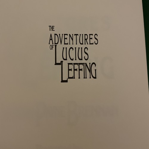 The Adventures of Lucius Leffing By Joseph P Brennan 1990 *SIGNED* Lim. 1st Edit - Imagen 6 de 14