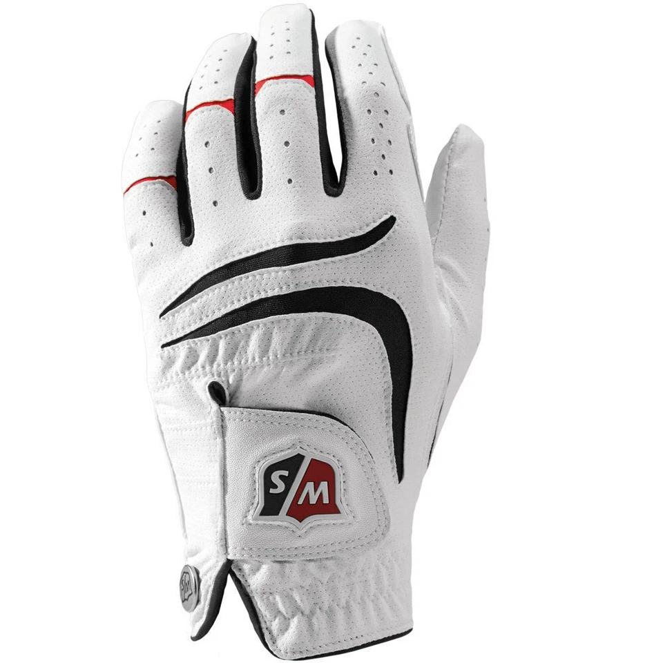 Wilson Staff Grip Plus Golfhandschuh Herren Weiß