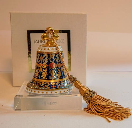 Hutschenreuther Weihnachtsglocke 1996 Prunk Jahresglocke 1996 Europ Weihnacht