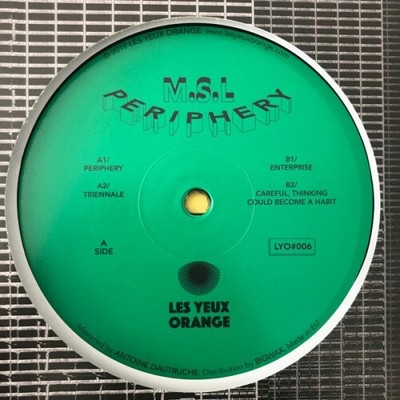 M.S.L. Periphery 12'' NEW VINYL Les Yeux Orange electro