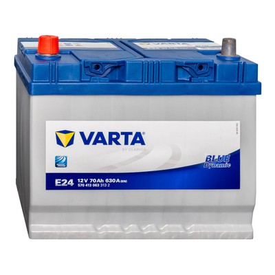 VARTA E24 Autobatterie ASIA, Pluspol links 12V 70Ah ers. 45 50 60Ah *NEU&Sofort*