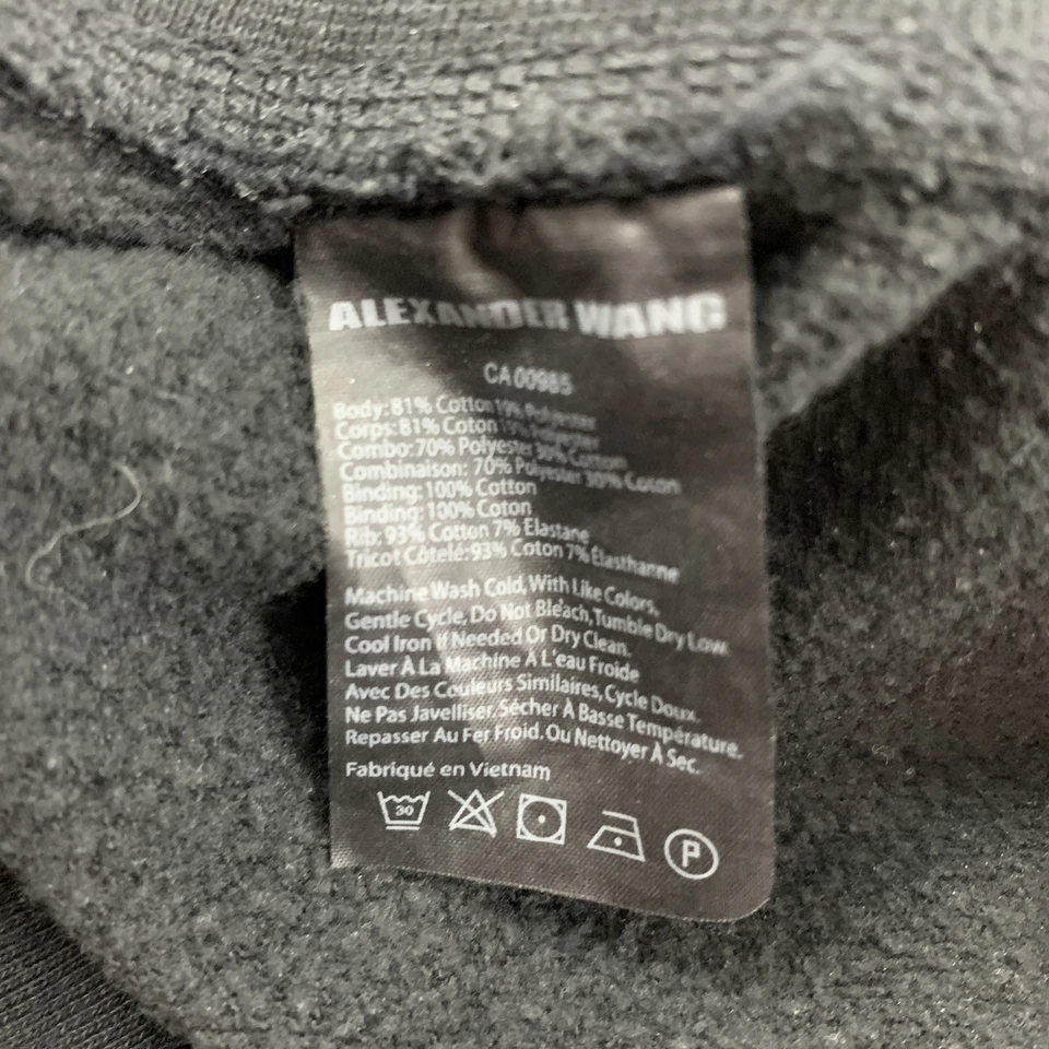 Pantalones de chándal informales ALEXANDER WANG talla M negros de algodón y poliéster Foto 3 de 4