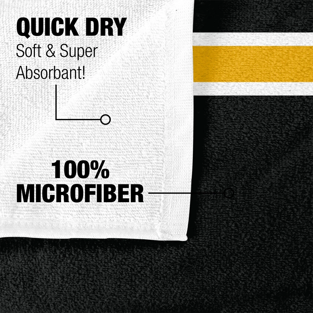 Framingham State University Beach Towel/Bath Towel, 30"x60" Stripes