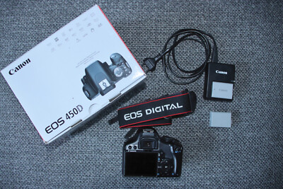 Canon EOS 450D 12.2 MP SLR-Digitalkamera - Schwarz (Nur Gehäuse)