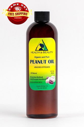 PEANUT OIL UNREFINED ORGANIC by H&B Oils Center COLD PRESSED PREMIUM PURE 24 OZ - Picture 4 of 12