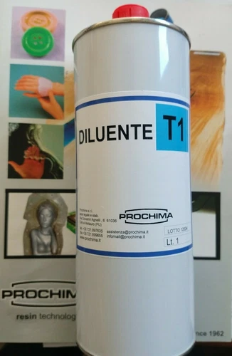 Solvente diluente Prochima PU T1 per resine poliuretaniche 1 litro