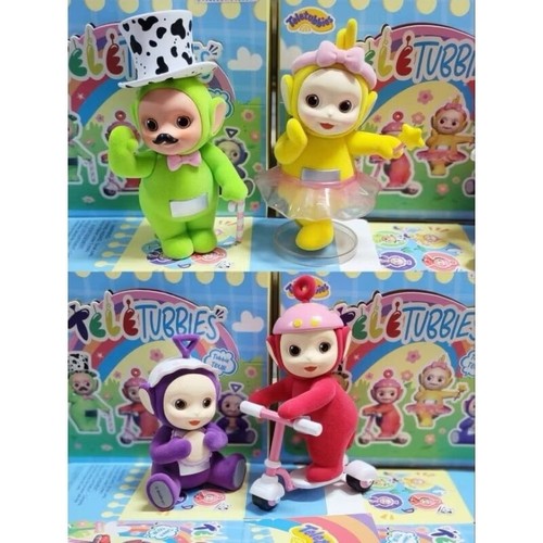 Miniso Teletubbies Travel Valvet Figure Set 4pc Possibility Secret Po Model Gift - Picture 5 of 11