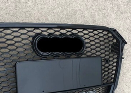 Parachoques delantero malla negra rejilla para Audi A4 B8.5 RS4 S4 2013-2016 - Imagen 4 de 4
