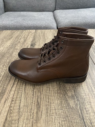 FRYE Tyler Lace Up Cognac Women Boots NEW Size US Size 6 - Picture 4 of 6