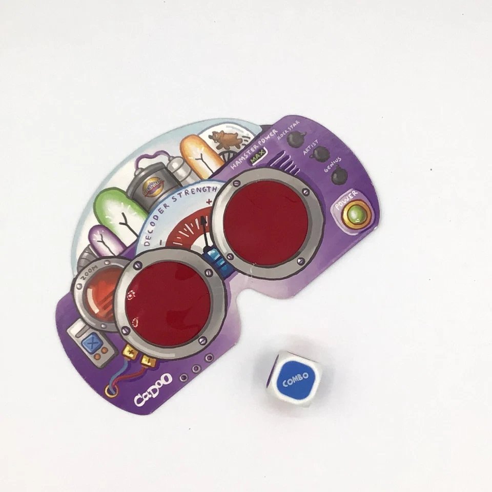 CRANIUM CADOO Decodificador Máscara Gafas y Troquel Juego de Mesa Piezas Repuesto Foto 2 de 4