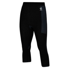 DARE2B MENS BLACK THERMAL 3/4 CROP BOTTOMS In The Zone Base Layer