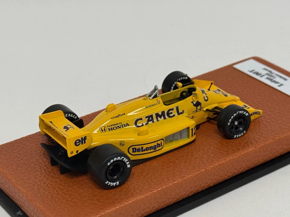 1/43 Lotus 100T de 1988 temporada F1 Nelson piquet base de cuero JPN197 ** Foto 3 de 4