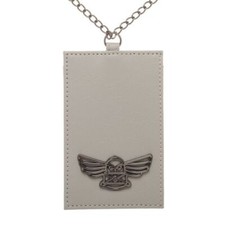 Harry Potter Hedwig Metal Chain Lanyard ID Badge Card Holder Owl Necklace