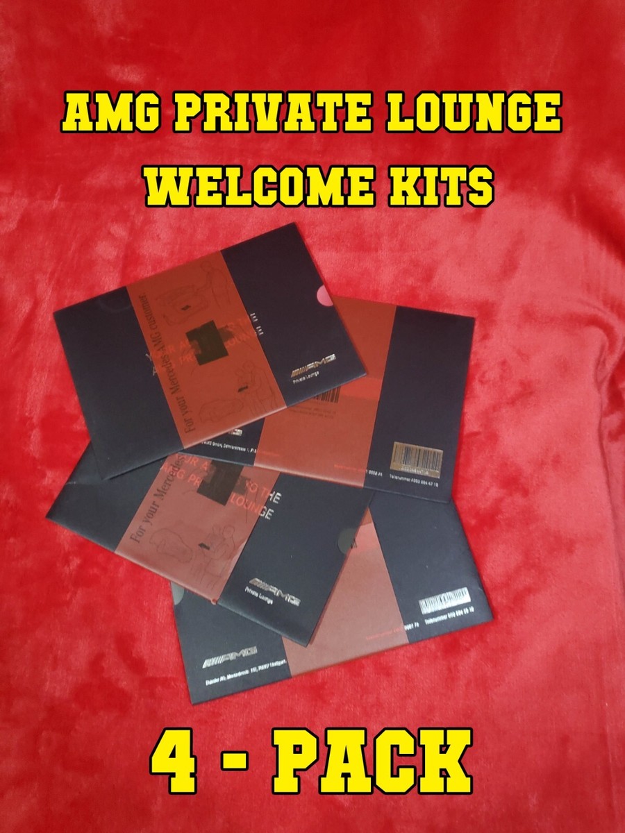Mercedes Benz AMG Private Lounge Welcome Packets 4 Pack Virtual