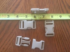 25 New 3/4" Duraflex Taupe Plastic Buckles/Stealth