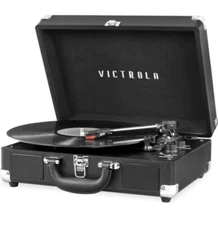 Victrola VSC-550BT-BK 3-Speed Stereo Turntable - Black
