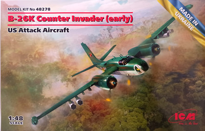 ICM 48278 USAF B-26K Counter Invader US Attack Aircraft  Vietnamkrieg - Kit 1:48
