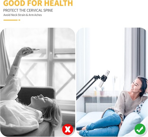 Support Téléphone Ergonomique Réglable 360° - Confort Ultime pour Tous les Smartphones - Photo 7 sur 9