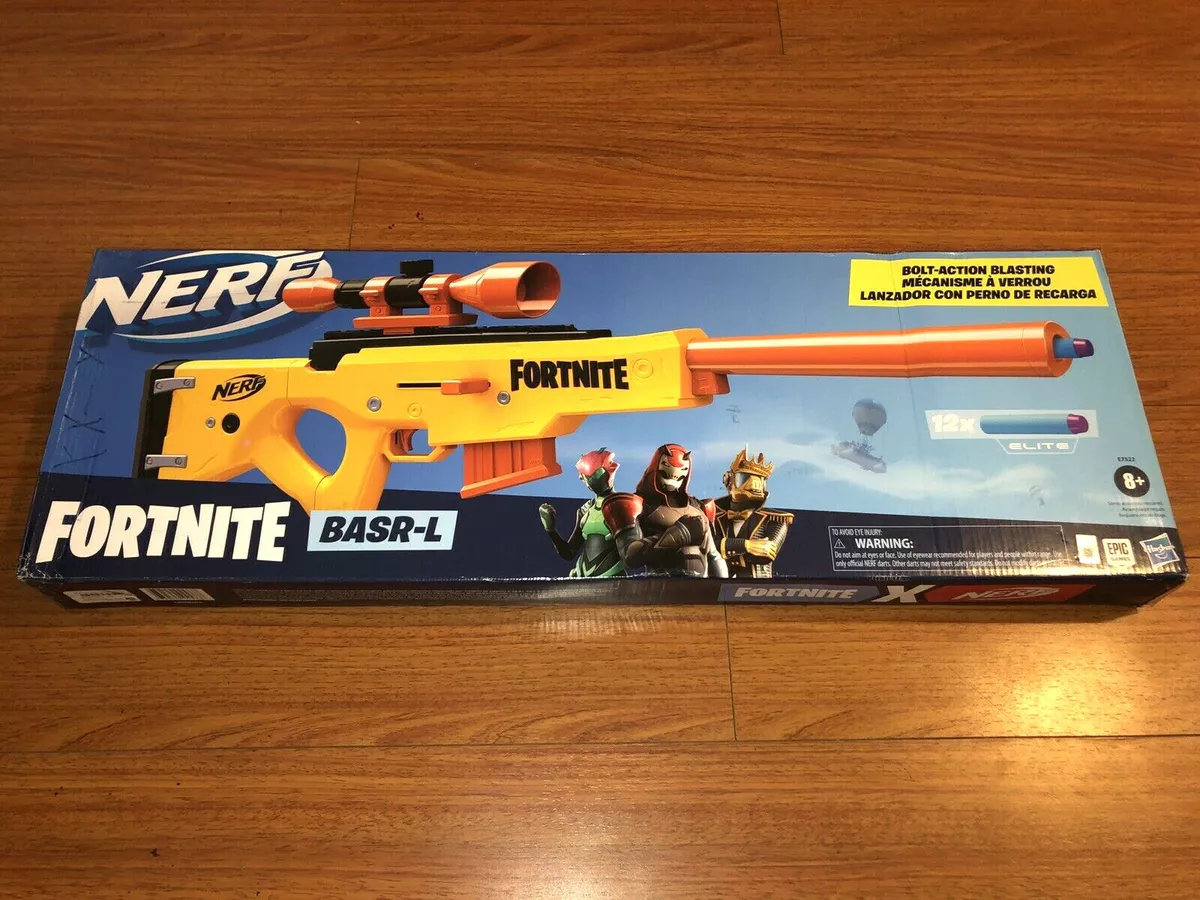 Nerf Fortnite BASR-L Blaster, Includes 12 Official Darts, Kids Toy