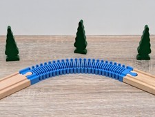 Flexible Track for wooden train track, fits Brio, Lillabo, Bigjigs etc.