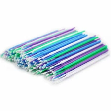 100 Pcs Dental Beauty Microbrush Micro Brush Applicator Disposable Tip Ultrafine