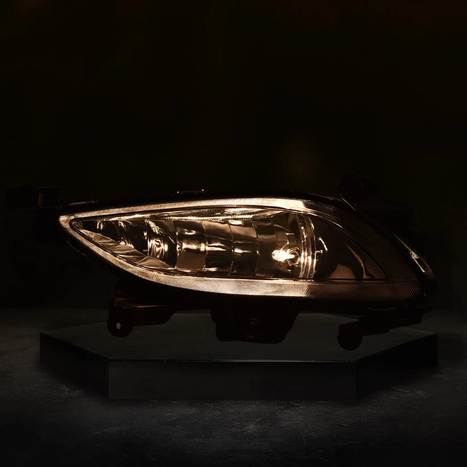 Par de luces antiniebla de conducción ahumadas para parachoques delantero aptas para Hyundai Sonata 2011-2013 Foto 4 de 4