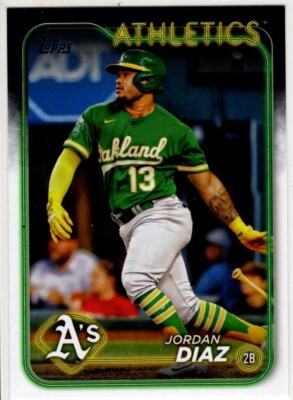 2024 Topps Baseball Jordan Diaz No. 697 Oakland Athletics