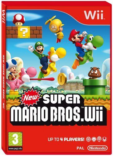 Wii New Super Mario Bros. Wii FREE Shipping