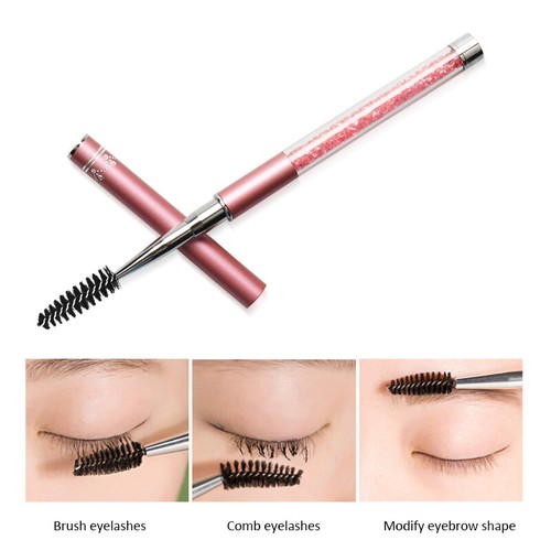10 piezas Cepillos de pestañas maquillaje de diamantes Máscara de pestañas Delineador de ojos Cepillo Aplicador - Imagen 2 de 5
