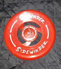 Vintage Sidewinder 1992 Imperial Toy Co HTF Red Med VGC Frisbee Style Good Shape
