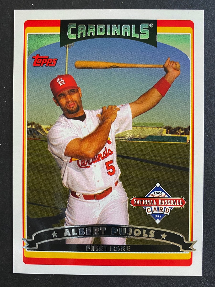 Albert Pujols 2006 Topps National Baseball Card Day St. Louis