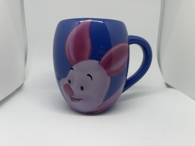 Walt Disney Official Tams Becher Fass blau Ferkel Winnie Puuh groß Keramik 
