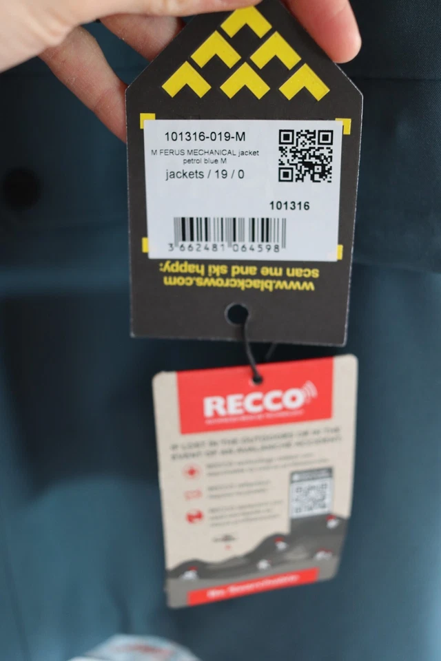 Black Crows Ferus Mechanical Jacket Petrol blue Ski Jacket Men's Size Medium - Image 3 of 4