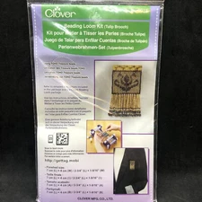 Clover Tulip Brooch Beading Loom Kit TOHO Beads #9918 DIY Gift Idea Made Japan