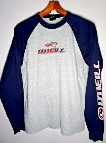 Vintage 90s Oneill Skate Surf Grunge Long Sleeve Shirt Medium Mens Made in USA