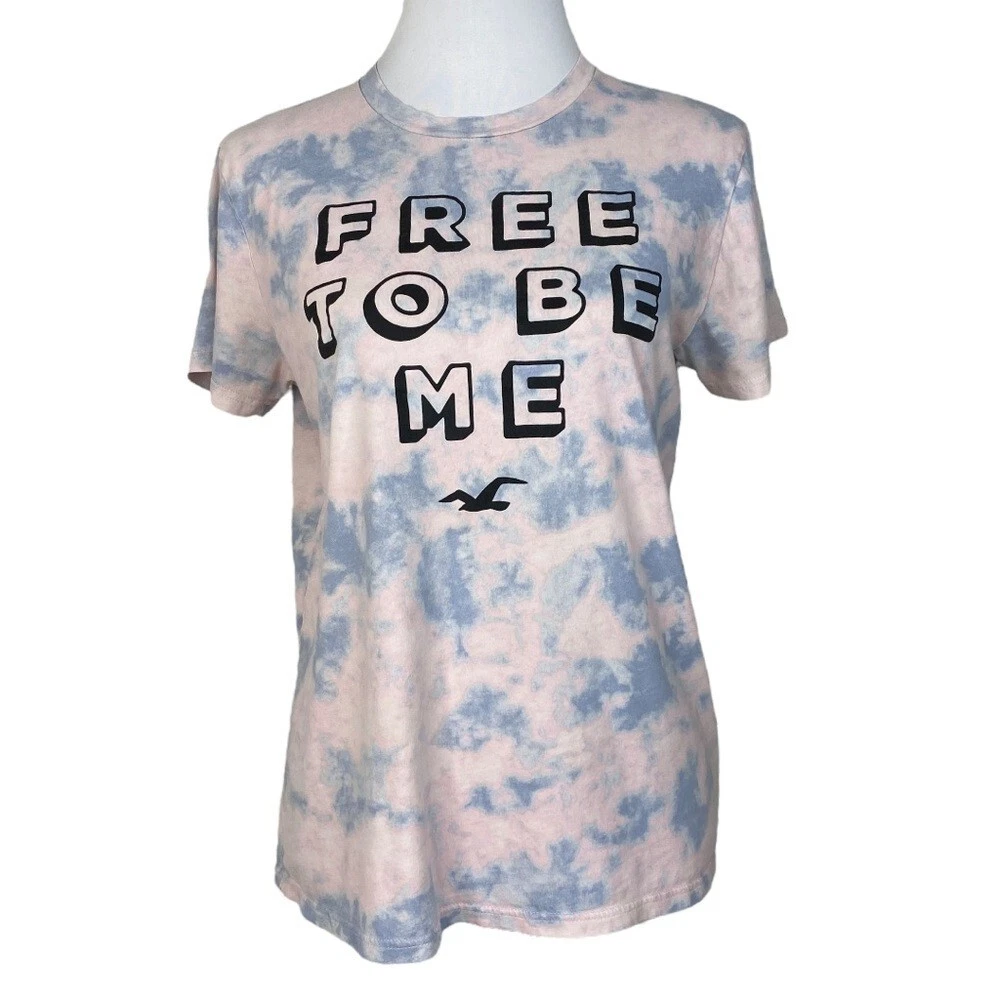 Hollister Women s Free To Be Me Tie Dye Tee Small eBay