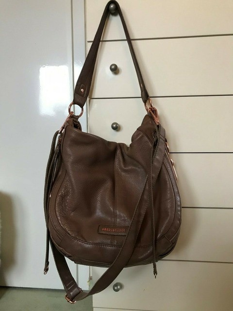 FREDsBRUDER Schultertasche Leder Swing Mauve günstig kaufen | eBay