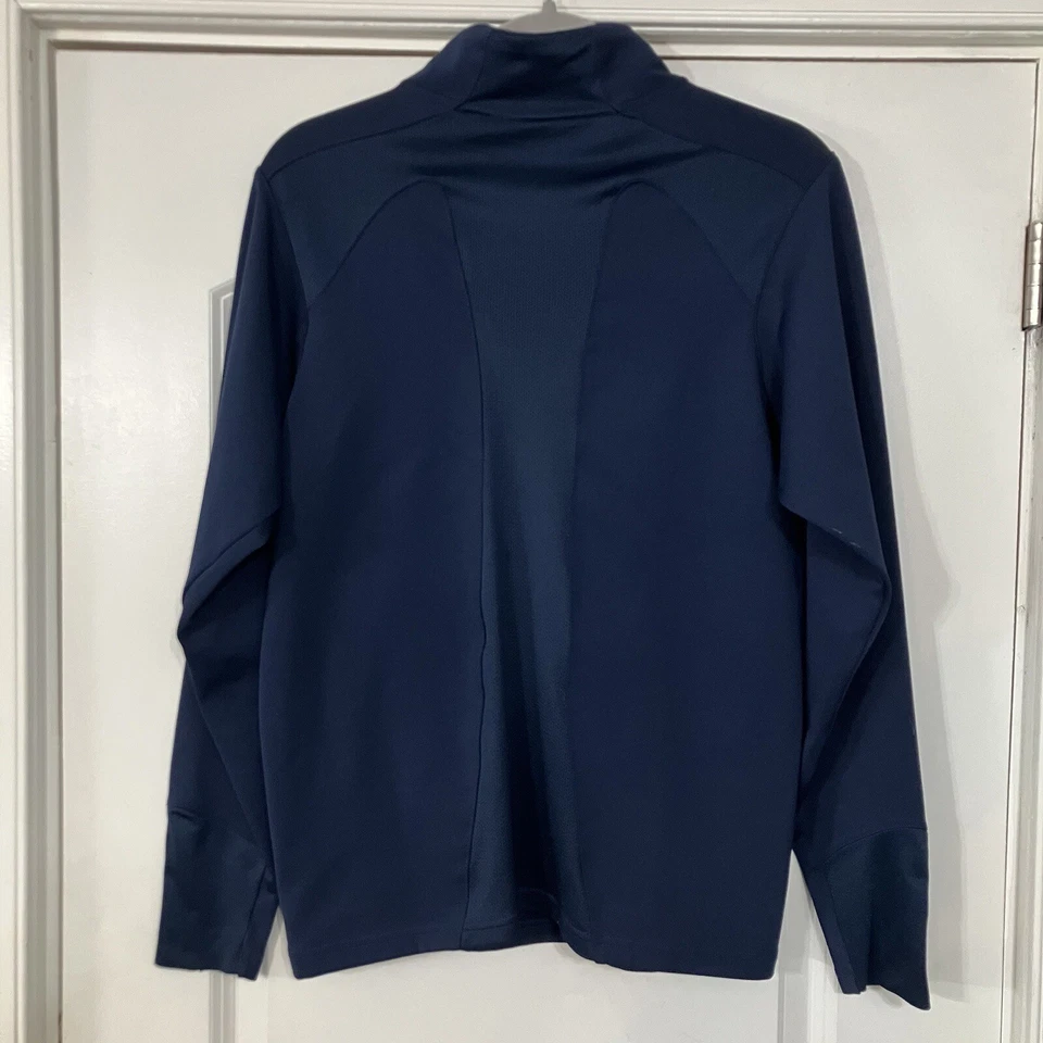 HARRISBURG CITY ISLANDERS Nike DriFit 1/4 拉链套衫 S 码 USL Pro MSL 蓝色 — 第 2/4 张图片