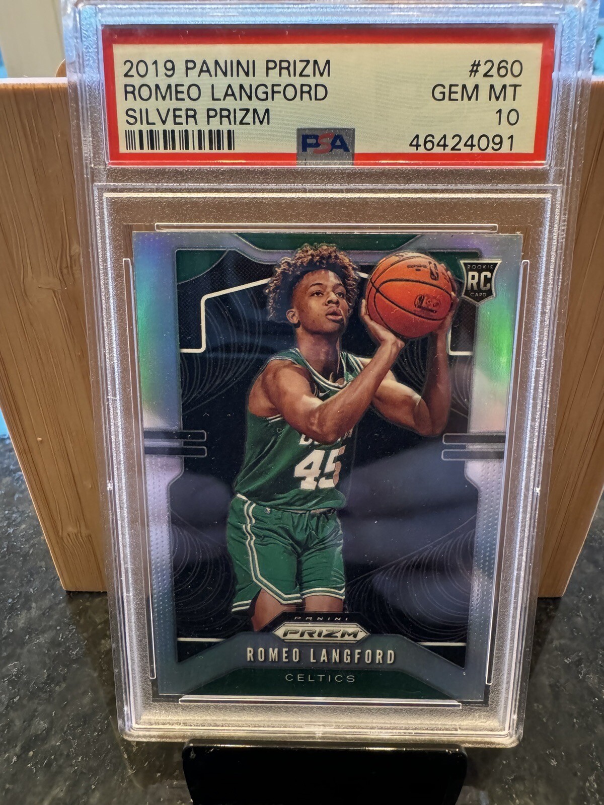 2019 Panini Prizm Basketball #260 - Romeo Langford ROOKIE SILVER PRIZM - PSA 10